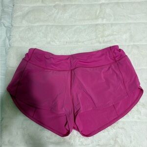 lululemon athletica Vibrant Pink Athletic Shorts